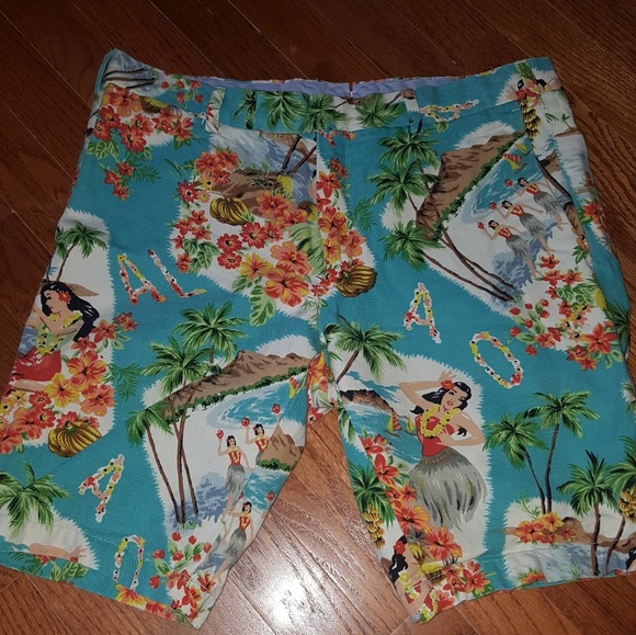 ralph lauren hawaiian shorts